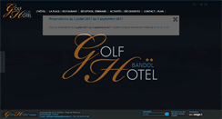 Desktop Screenshot of golfhotel.fr